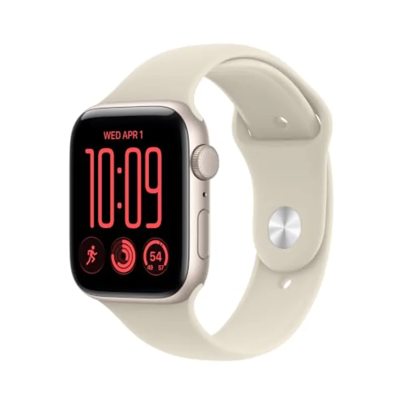 Apple Watch SE 3 - 44mm - Sport Band - M/L · Starlight · MJL54LW/A