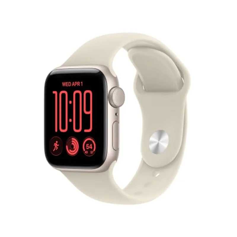 Apple Watch SE 3 - 40mm - Sport Band - S/M - Starlight/Sand - MJKR4LW/A